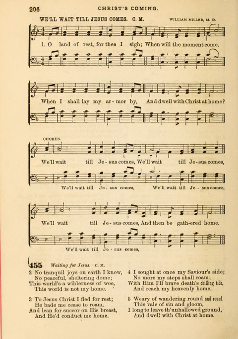 Gospel Hymn and Tune Book: a choice collection of Hymns and Music, old and new, for use in Prayer Meetings, Family Circles, and Church Service page 204