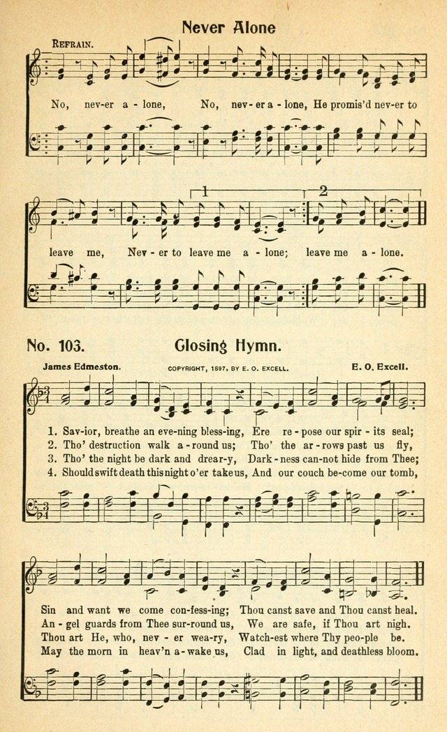 Glorious Hymns: with supplement page 110