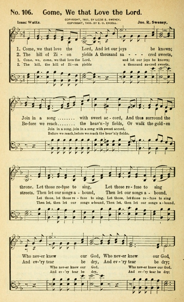 Glorious Hymns: with supplement page 113