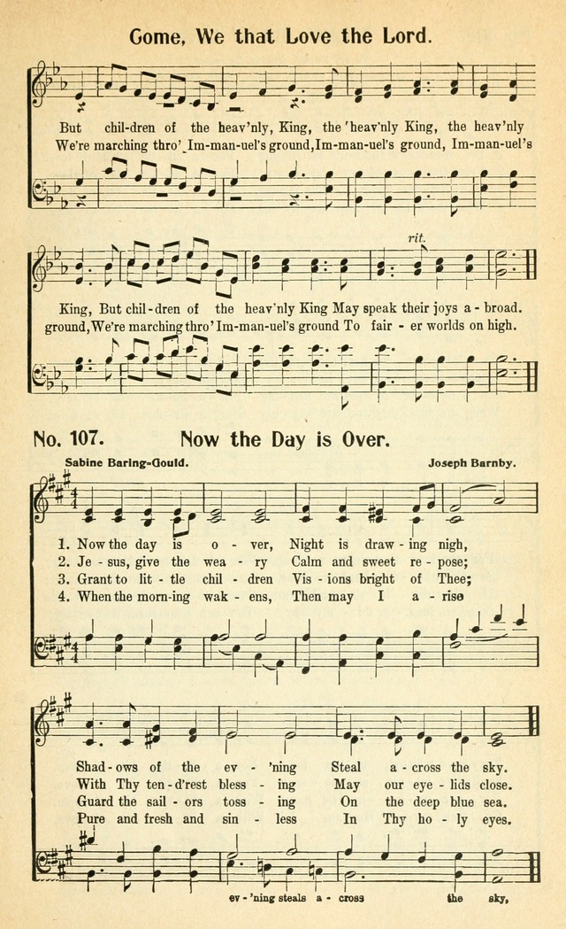 Glorious Hymns: with supplement page 114