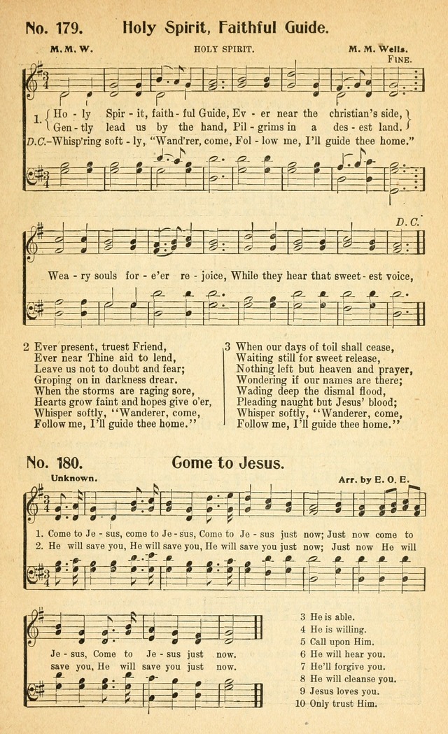 Glorious Hymns: with supplement page 176