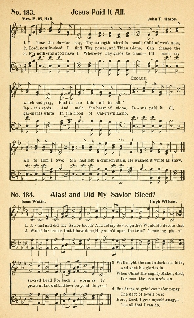Glorious Hymns: with supplement page 178