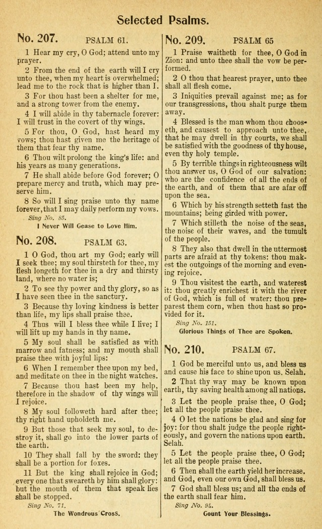 Glorious Hymns: with supplement page 187