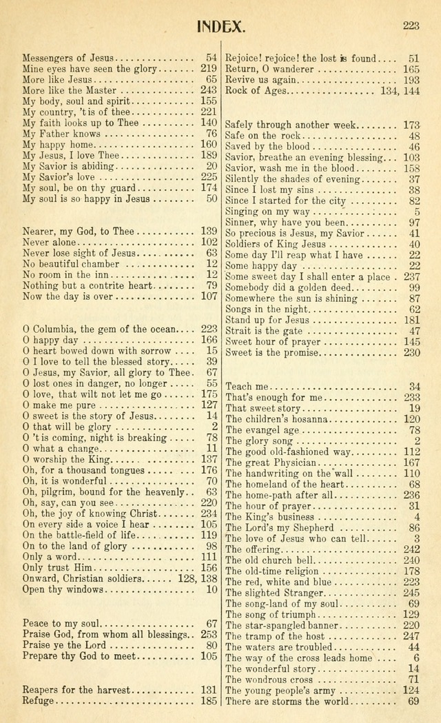 Glorious Hymns: with supplement page 228