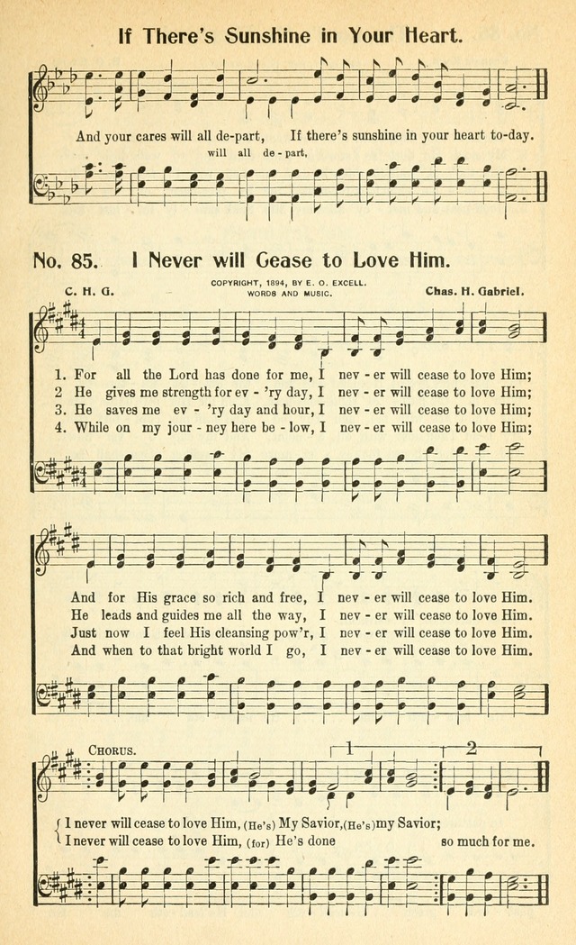 Glorious Hymns: with supplement page 92