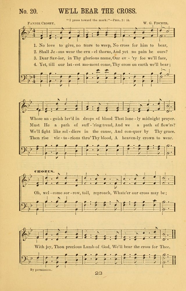 Great Joy!: a new and favorite collection of hymns and music, for gospel meetings, prayer, temperance, and camp meetings, and Sunday schools page 21