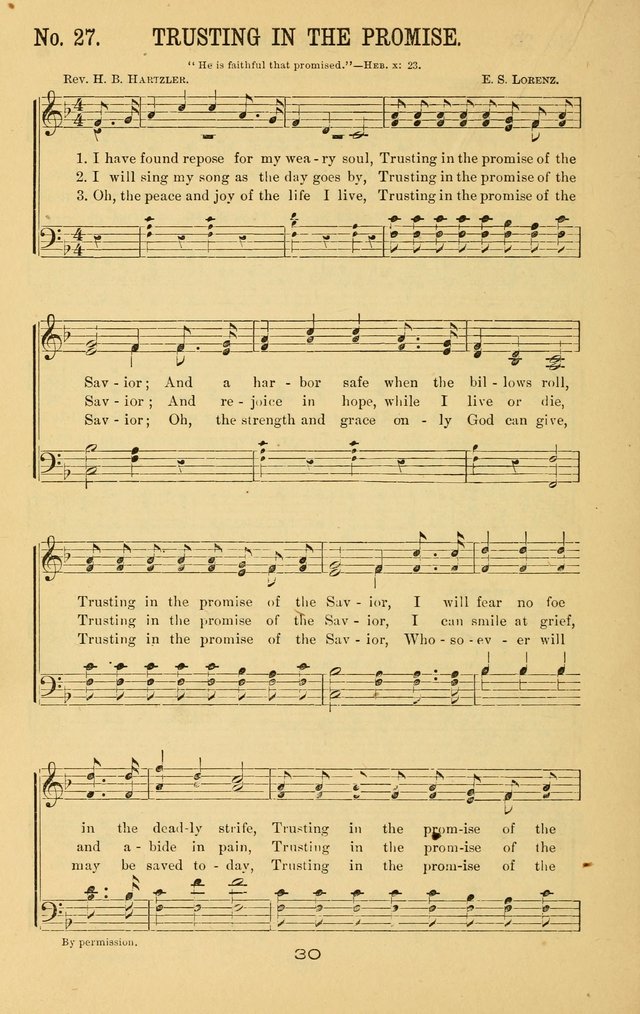 Great Joy!: a new and favorite collection of hymns and music, for gospel meetings, prayer, temperance, and camp meetings, and Sunday schools page 28
