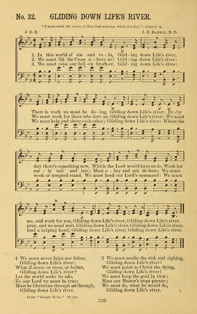 Great Joy!: a new and favorite collection of hymns and music, for gospel meetings, prayer, temperance, and camp meetings, and Sunday schools page 34