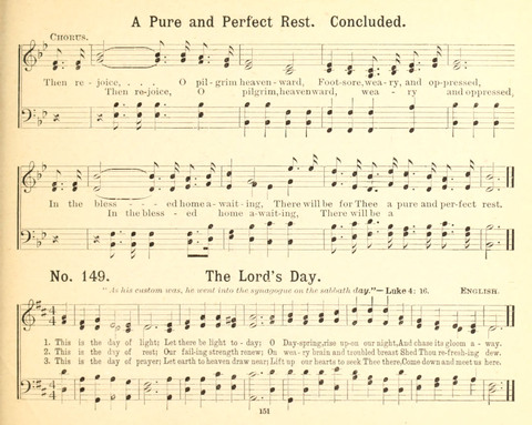 Gathered Jewels No. 2: a collection of Sunday school hymns and tunes by our best composers especially adapted to the international sunday school lessons page 151