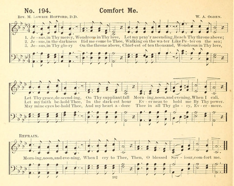 Gathered Jewels No. 2: a collection of Sunday school hymns and tunes by our best composers especially adapted to the international sunday school lessons page 182