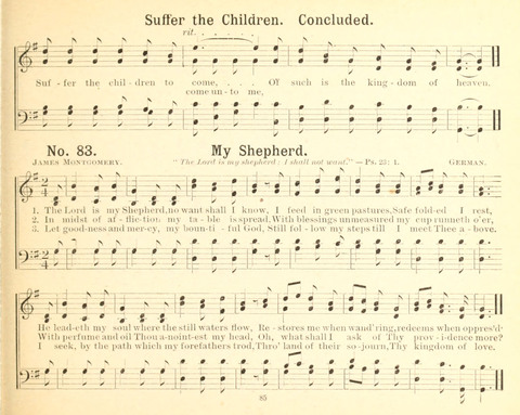 Gathered Jewels No. 2: a collection of Sunday school hymns and tunes by our best composers especially adapted to the international sunday school lessons page 85