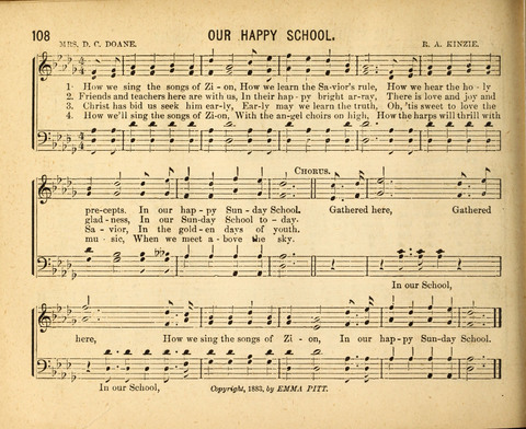 Gospel Light: for the Sunday school, a new collection of songs and services page 108