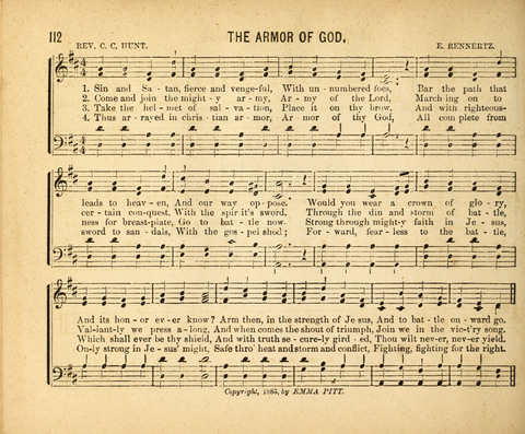 Gospel Light: for the Sunday school, a new collection of songs and services page 112