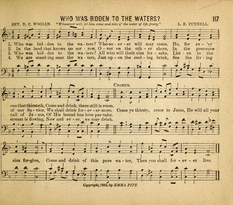 Gospel Light: for the Sunday school, a new collection of songs and services page 117