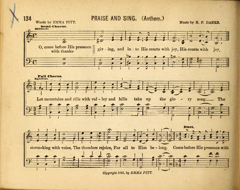 Gospel Light: for the Sunday school, a new collection of songs and services page 134