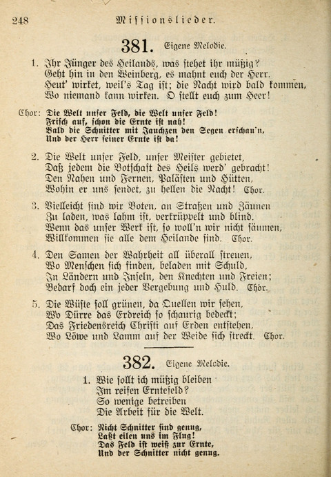 Gemeinschafts-Lieder. 7th ed. page 248