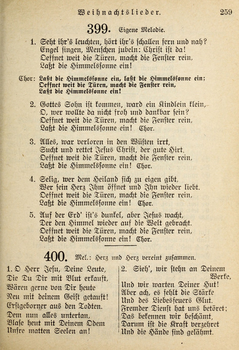 Gemeinschafts-Lieder. 7th ed. page 259