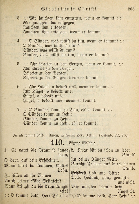 Gemeinschafts-Lieder. 7th ed. page 265