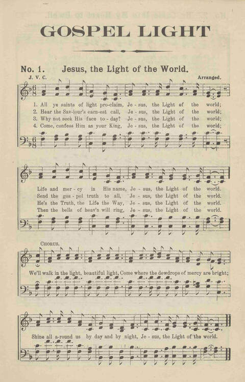 Gospel Light: for the Church, Sundah-School, the Revival, Young People