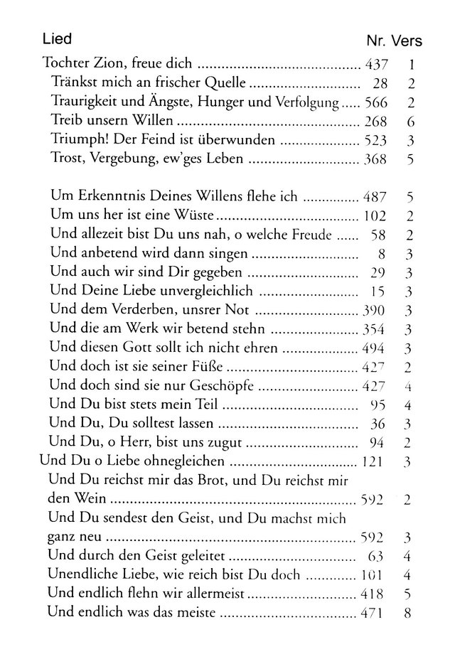Glaubenslieder page 1135
