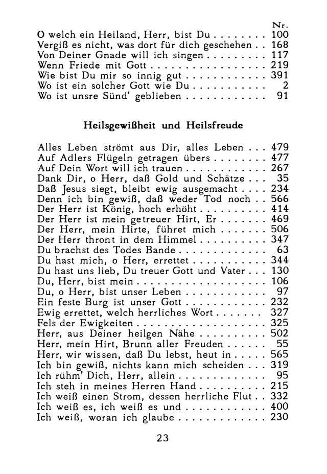 Glaubenslieder page xxiv