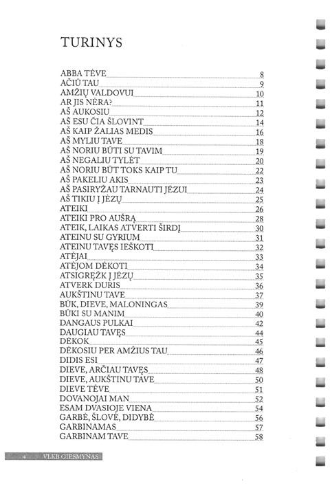 Giesmynas: Vilniaus Laisvųjų Krikščionių Bažnyčios page 4
