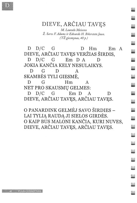 Giesmynas: Vilniaus Laisvųjų Krikščionių Bažnyčios page 48