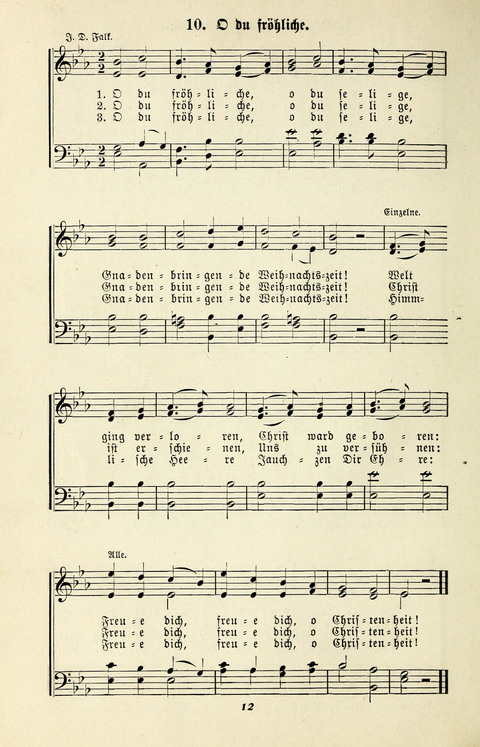 Glockenklänge: eine Liedersammlung für Sonntagschulen und Jugendvereine page 10