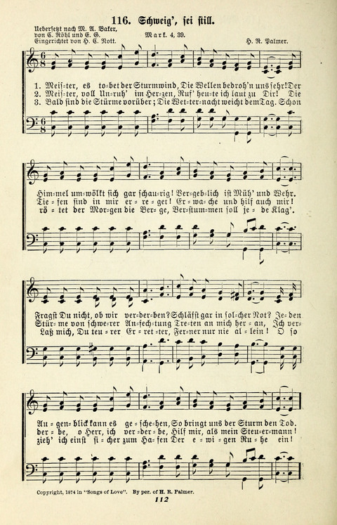 Glockenklänge: eine Liedersammlung für Sonntagschulen und Jugendvereine page 110
