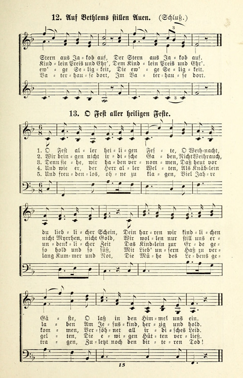 Glockenklänge: eine Liedersammlung für Sonntagschulen und Jugendvereine page 13