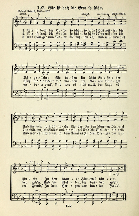 Glockenklänge: eine Liedersammlung für Sonntagschulen und Jugendvereine page 190