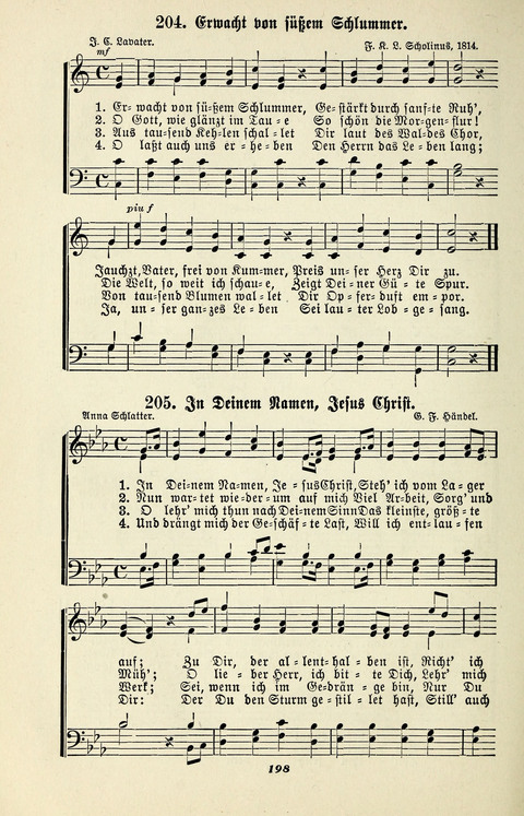 Glockenklänge: eine Liedersammlung für Sonntagschulen und Jugendvereine page 196
