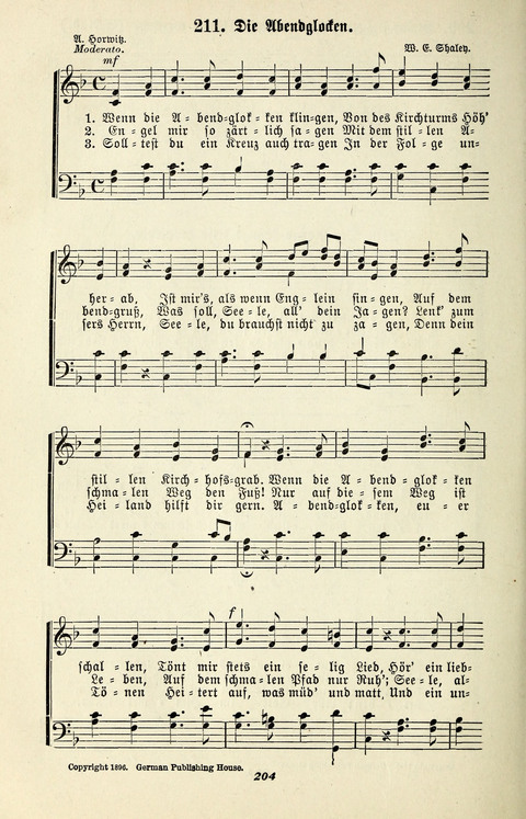 Glockenklänge: eine Liedersammlung für Sonntagschulen und Jugendvereine page 202