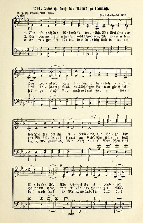 Glockenklänge: eine Liedersammlung für Sonntagschulen und Jugendvereine page 205