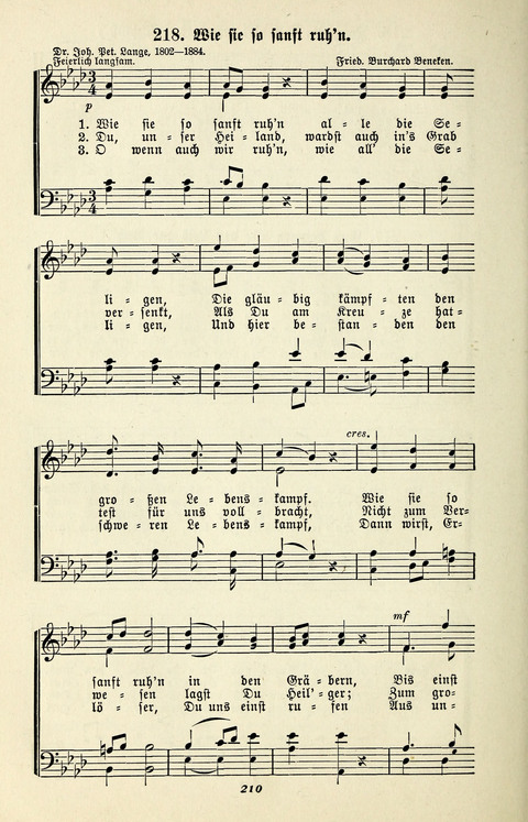 Glockenklänge: eine Liedersammlung für Sonntagschulen und Jugendvereine page 208