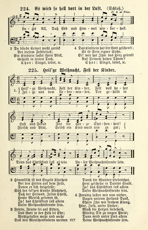 Glockenklänge: eine Liedersammlung für Sonntagschulen und Jugendvereine page 215