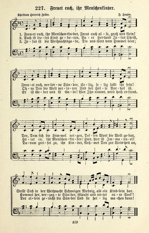 Glockenklänge: eine Liedersammlung für Sonntagschulen und Jugendvereine page 217