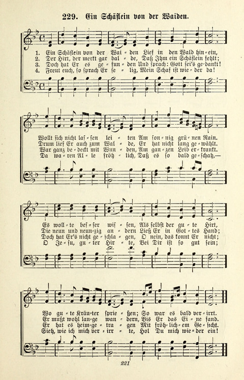 Glockenklänge: eine Liedersammlung für Sonntagschulen und Jugendvereine page 219