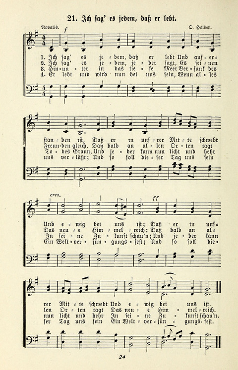Glockenklänge: eine Liedersammlung für Sonntagschulen und Jugendvereine page 22