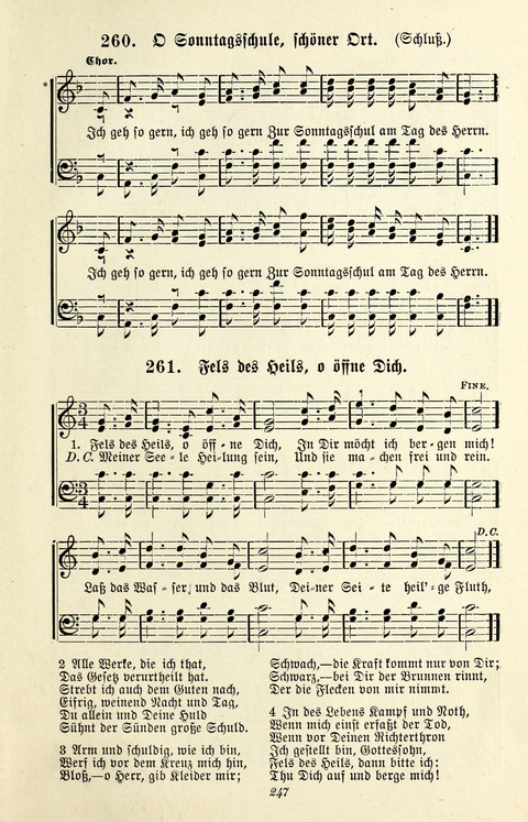 Glockenklänge: eine Liedersammlung für Sonntagschulen und Jugendvereine page 245