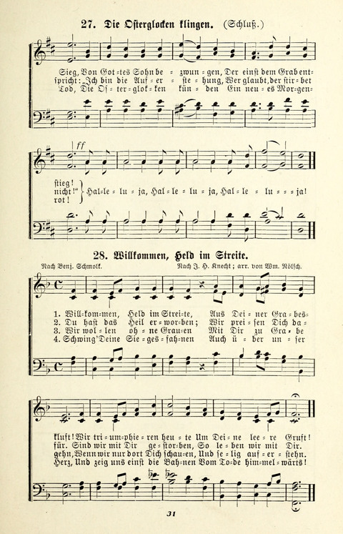 Glockenklänge: eine Liedersammlung für Sonntagschulen und Jugendvereine page 29