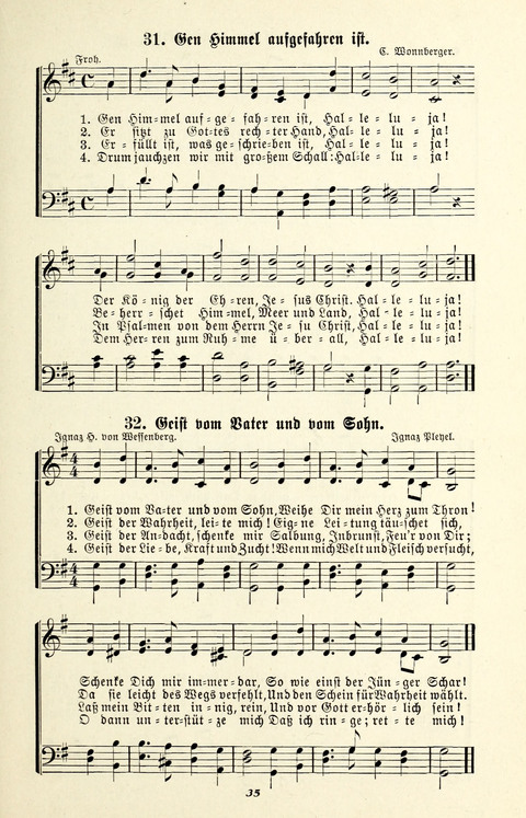Glockenklänge: eine Liedersammlung für Sonntagschulen und Jugendvereine page 33