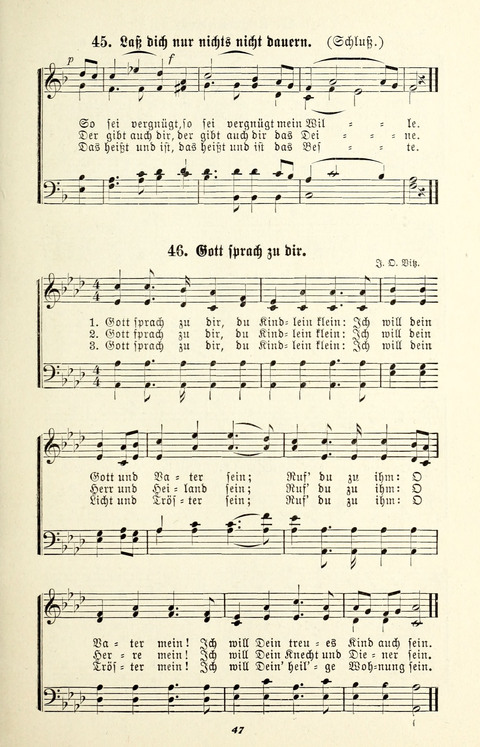 Glockenklänge: eine Liedersammlung für Sonntagschulen und Jugendvereine page 45