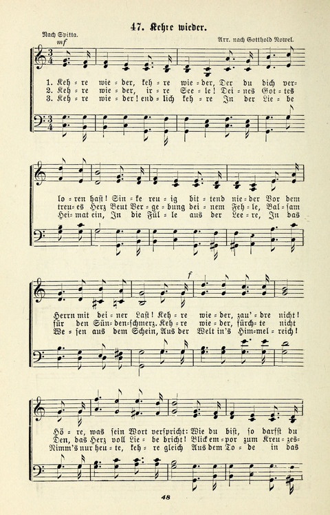 Glockenklänge: eine Liedersammlung für Sonntagschulen und Jugendvereine page 46