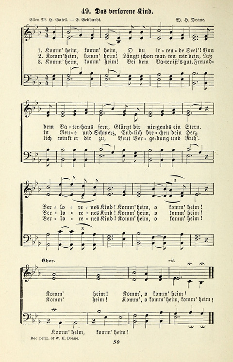 Glockenklänge: eine Liedersammlung für Sonntagschulen und Jugendvereine page 48