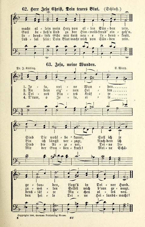 Glockenklänge: eine Liedersammlung für Sonntagschulen und Jugendvereine page 59