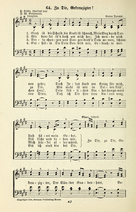 Glockenklänge: eine Liedersammlung für Sonntagschulen und Jugendvereine page 60