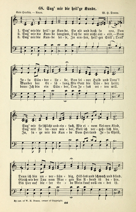 Glockenklänge: eine Liedersammlung für Sonntagschulen und Jugendvereine page 64