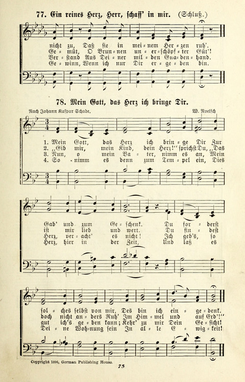 Glockenklänge: eine Liedersammlung für Sonntagschulen und Jugendvereine page 73