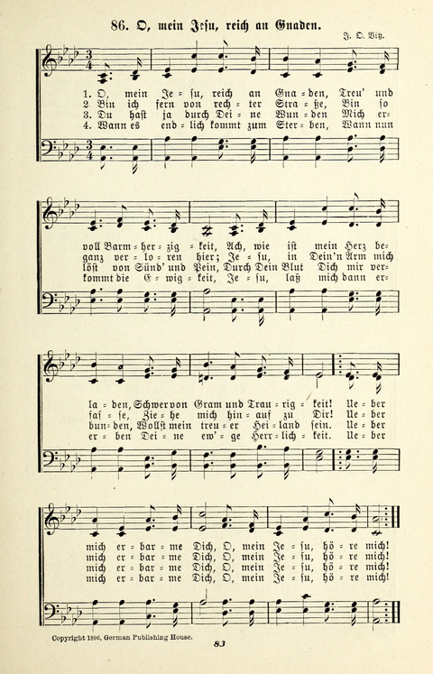 Glockenklänge: eine Liedersammlung für Sonntagschulen und Jugendvereine page 81